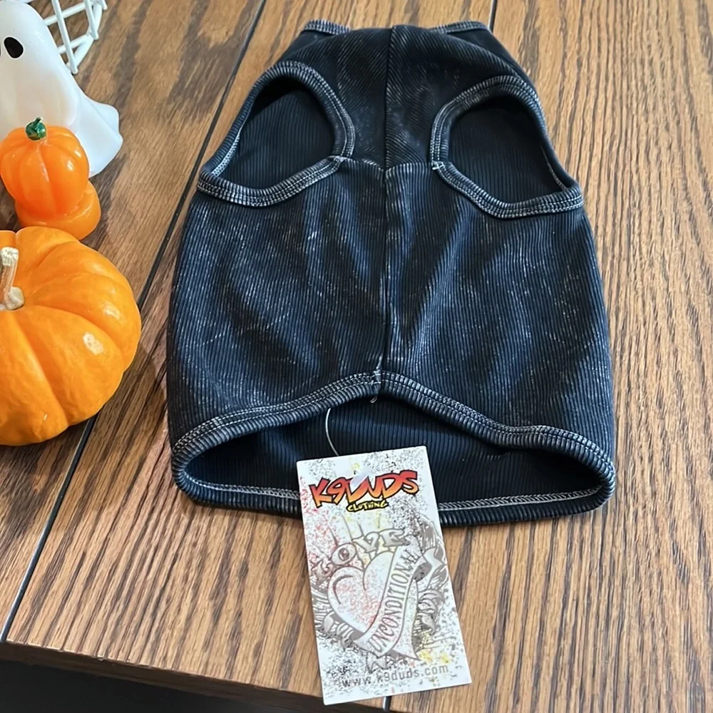 Bad Ass doggie tank size M🐶🎃💙